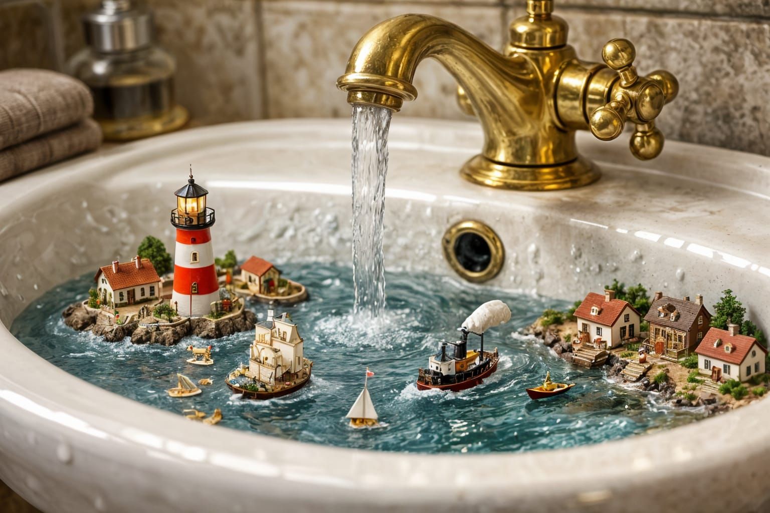 Living in the water sink  by @Nehemiah