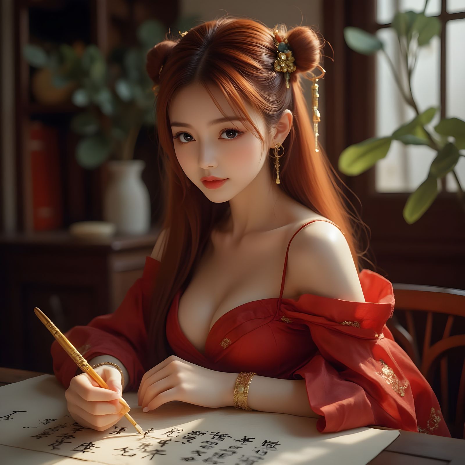 Kurenai: Calligraphy (2 Images)