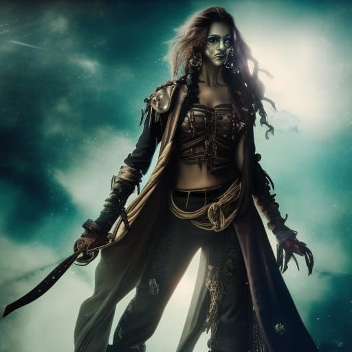 Swashbuckling space pirate