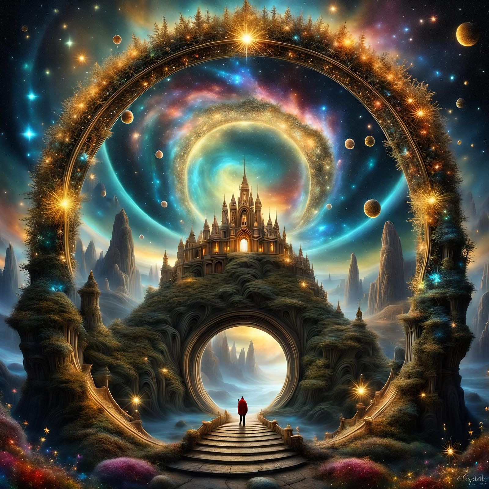 The Stargate Castle  by @Yoctocore