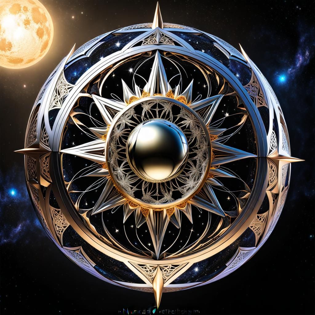 Galactic Mandala - AI Generated Artwork - NightCafe Creator