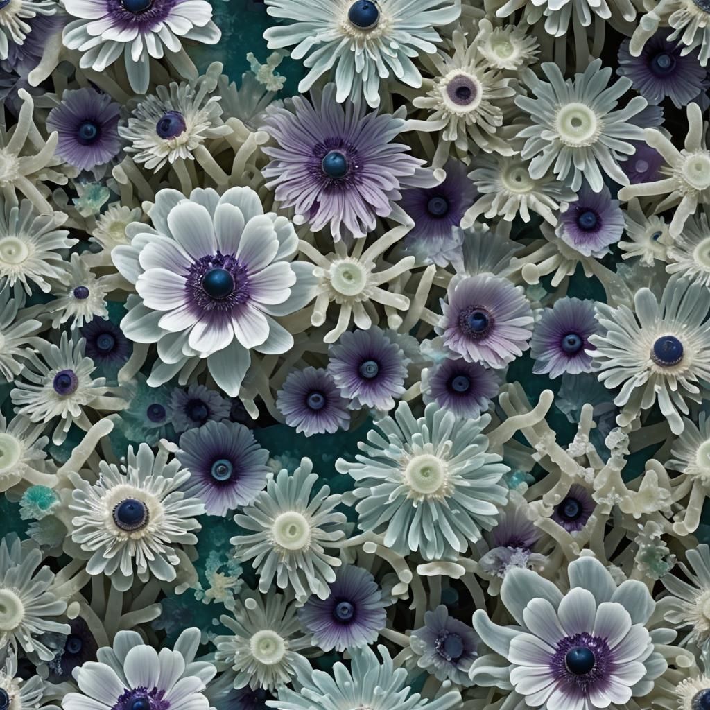 Icebloom Anemones are enchanting marine creatures that inhab...