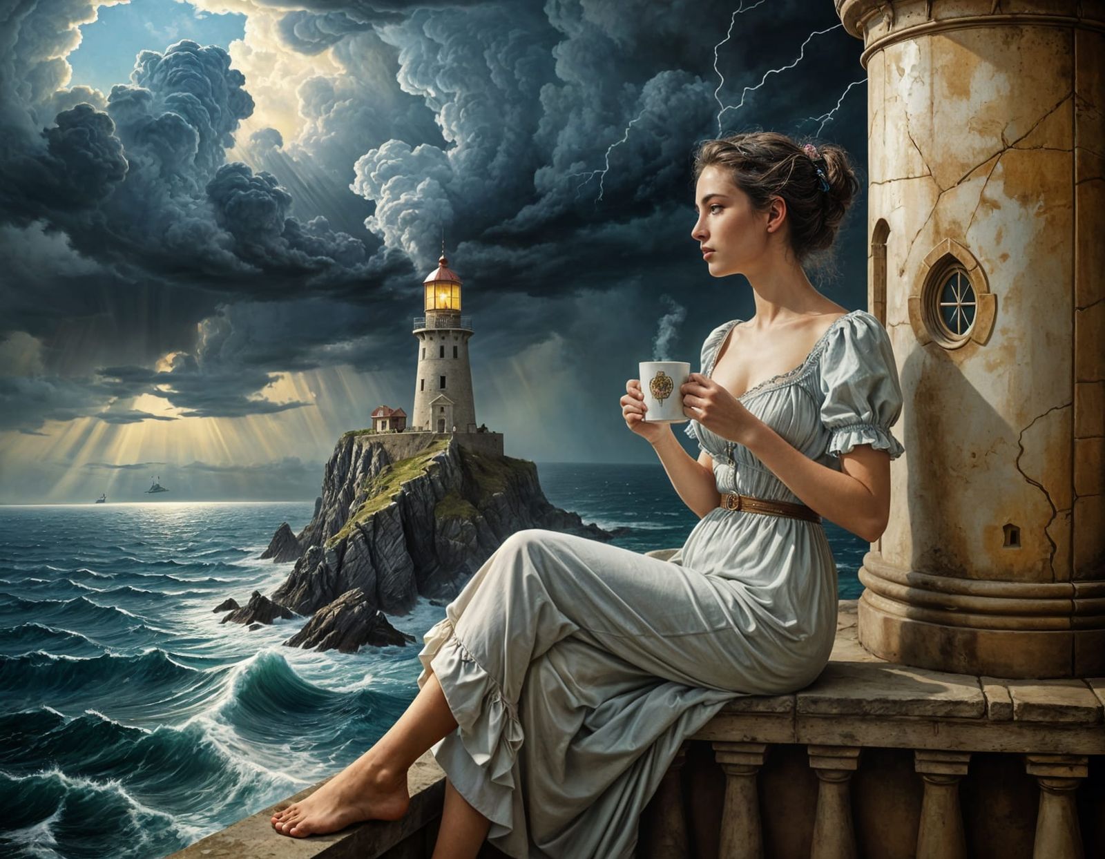 Calm before the storm   by @Runway Lights 