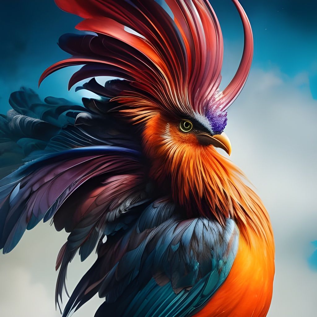 Rooster - AI Generated Artwork - NightCafe Creator