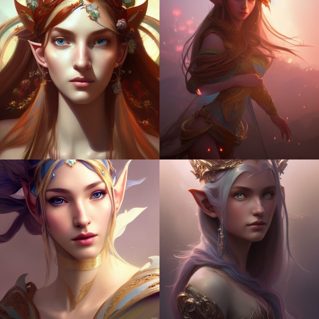 High Elf Flower Princess