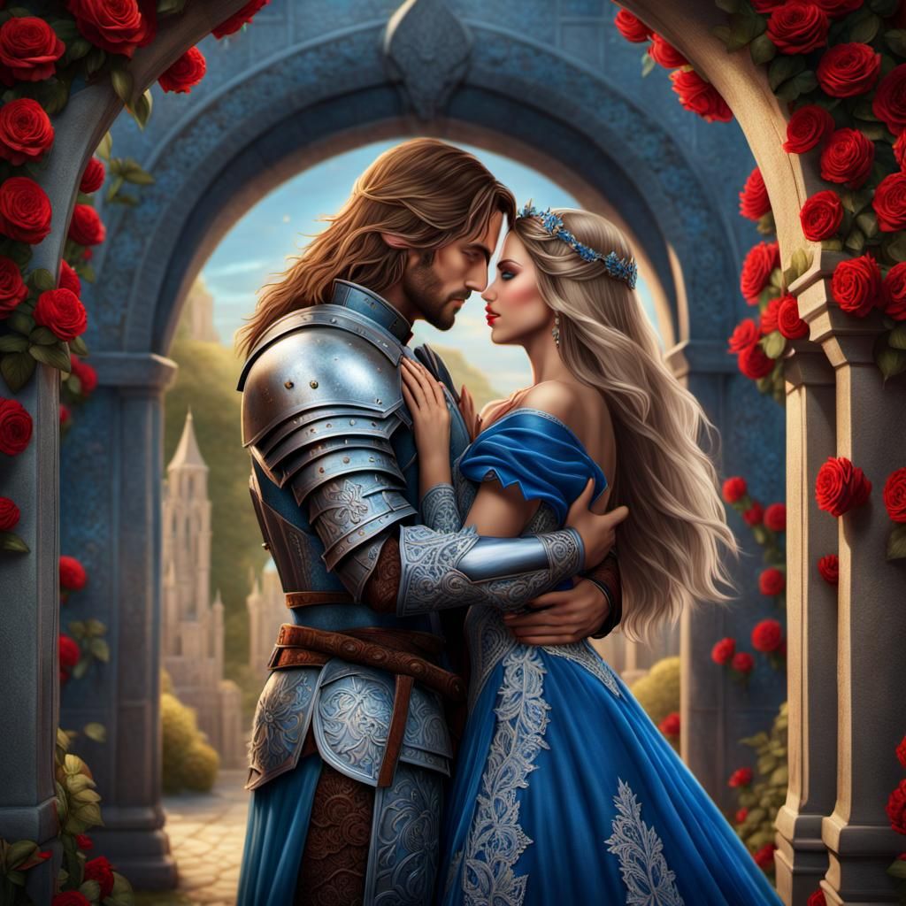 Princess and her Knight  by @Hawk