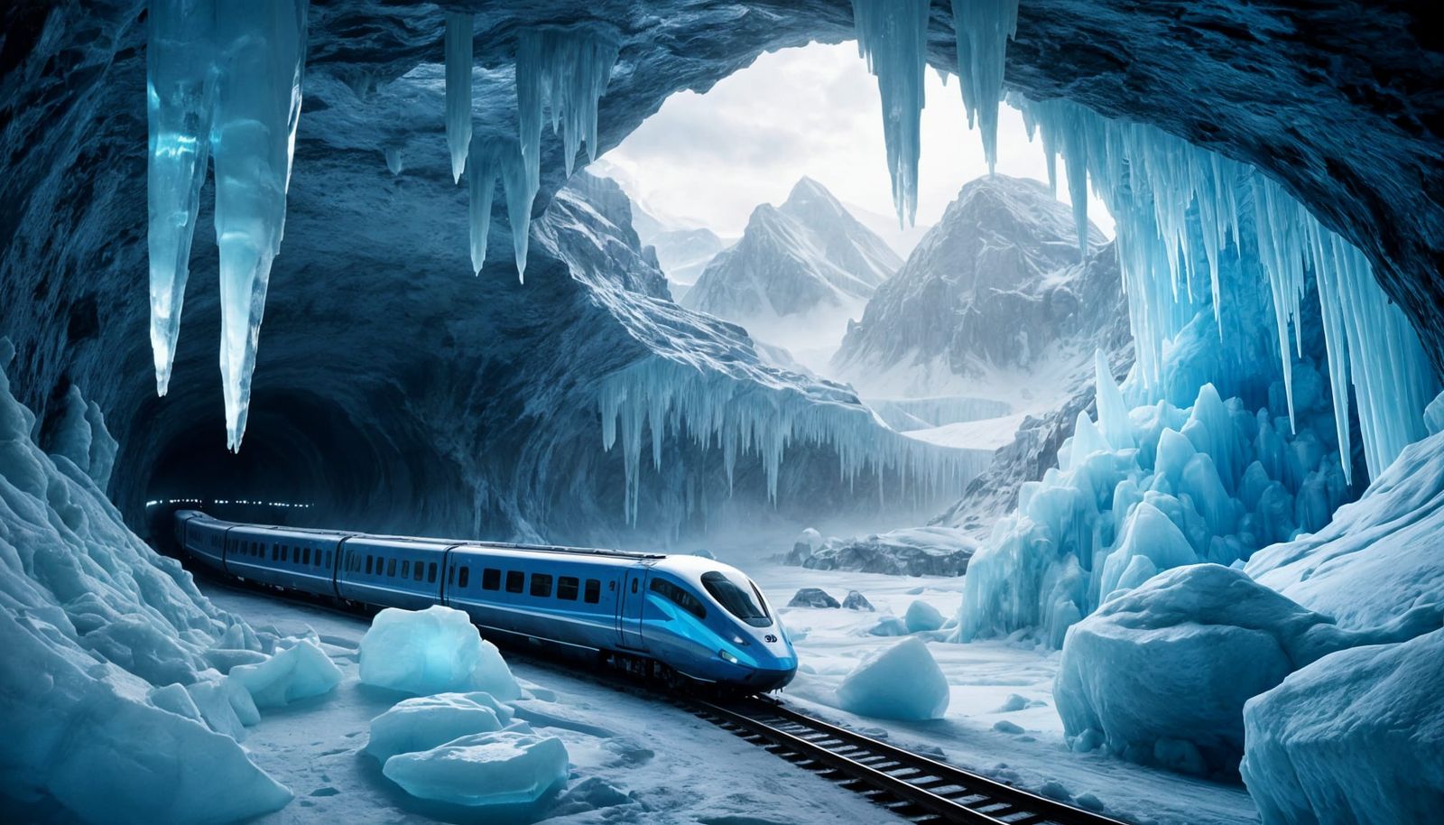 Winter Train 2  by @Superbear