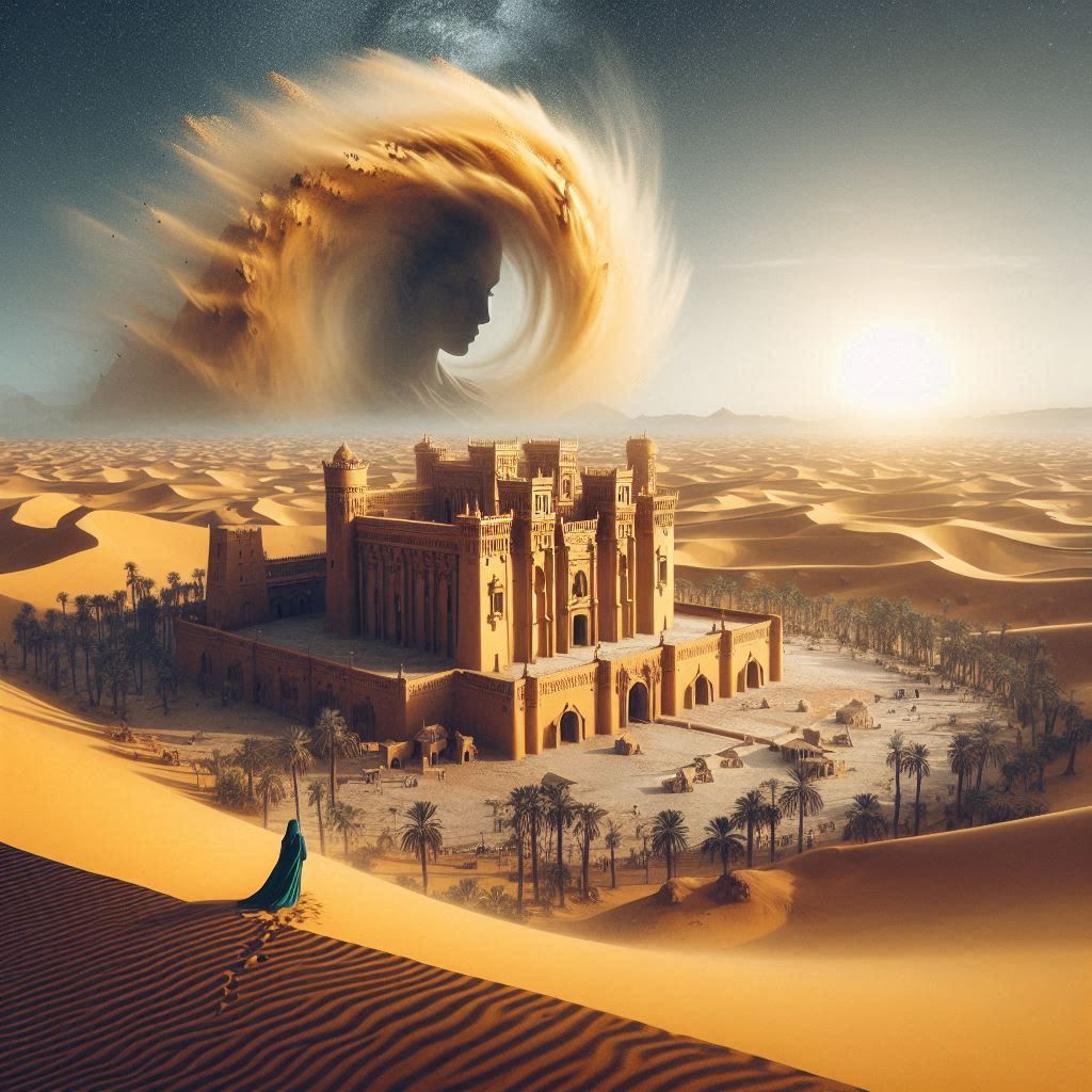 Approaching sandstorm