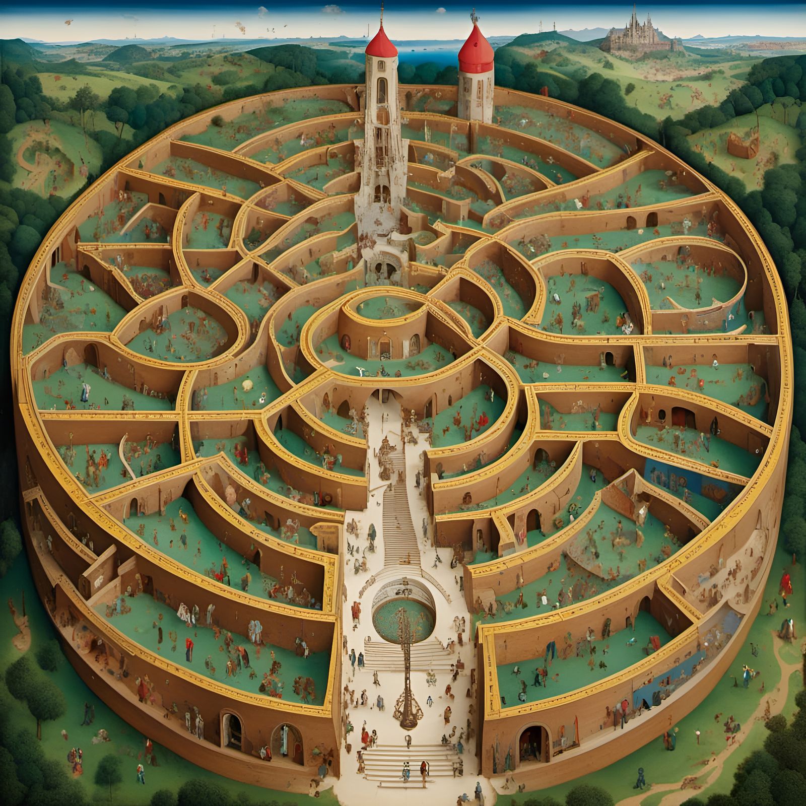 Mechanical Maze and Skeleton Key