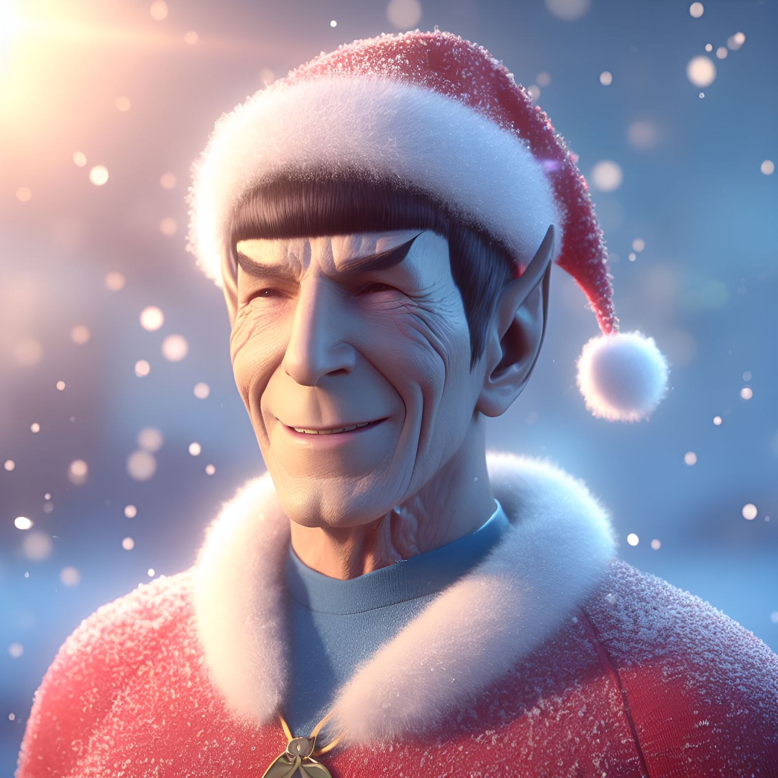 "Live long and prosper this Christmas."