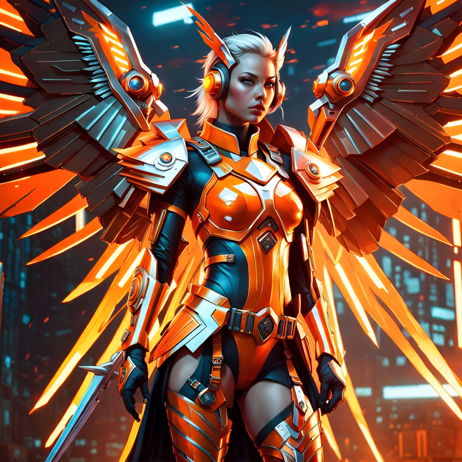Valkyrie Orange Division  by @KingD4le
