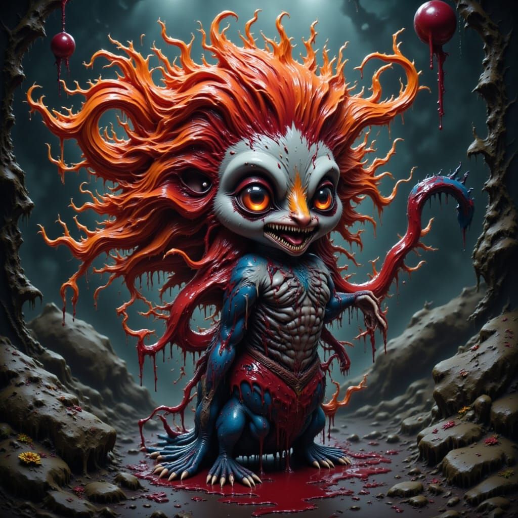 <lora:Cuddly Monsters:1.0>