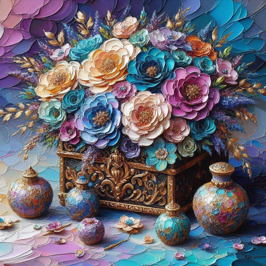 Acrylic Flower Arrangement