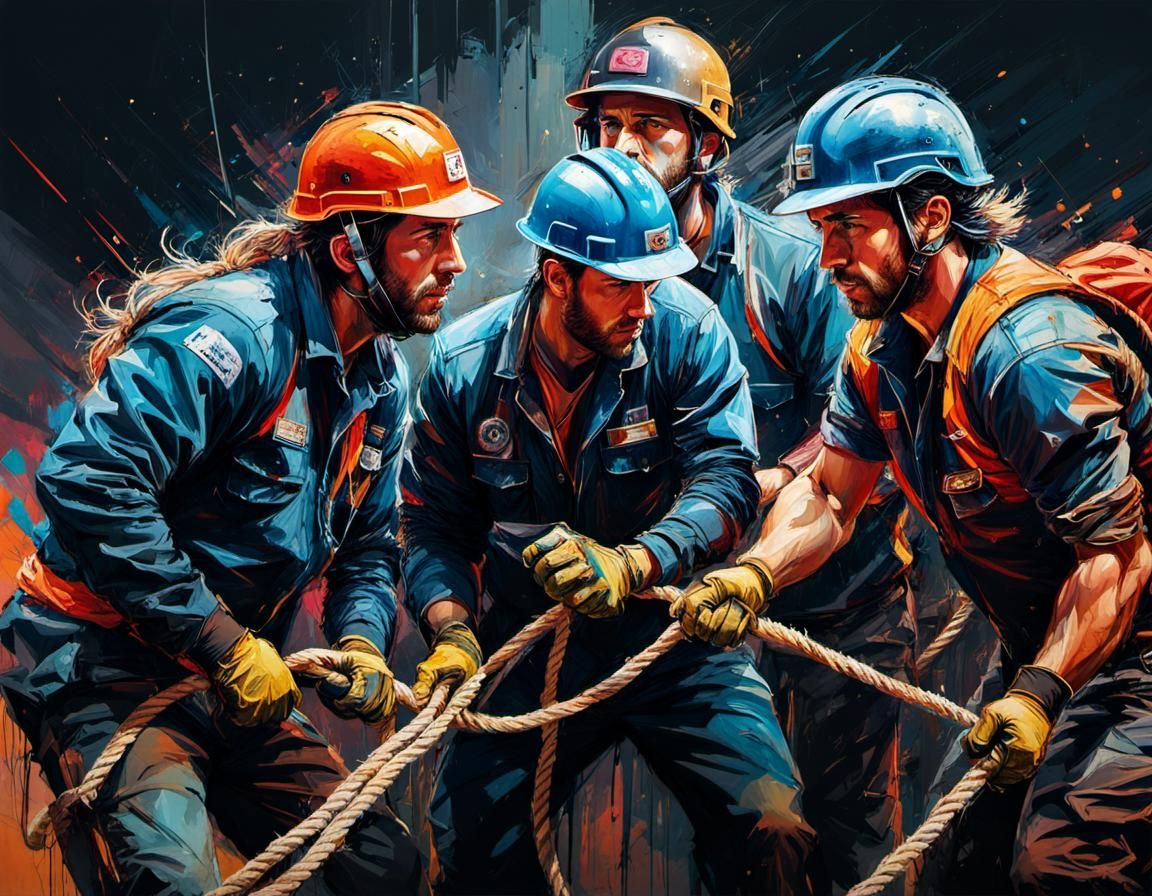 Teamwork - AI Generated Artwork - NightCafe Creator