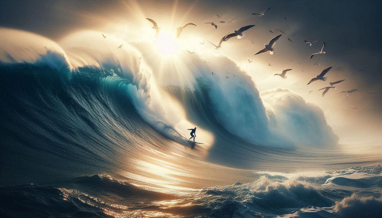 Surfing Monstrous Waves