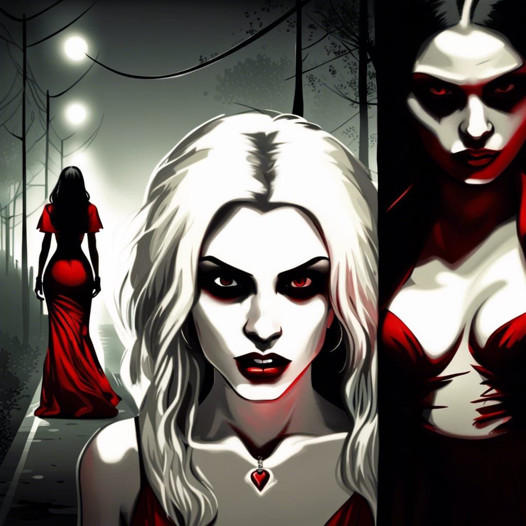 Vampiresses on a dark path, serial killers