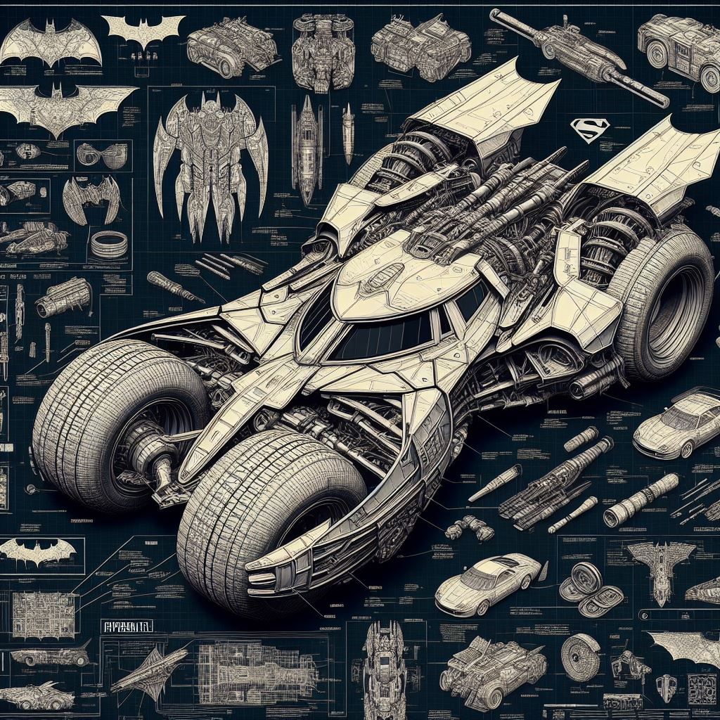 Batmobile schematics