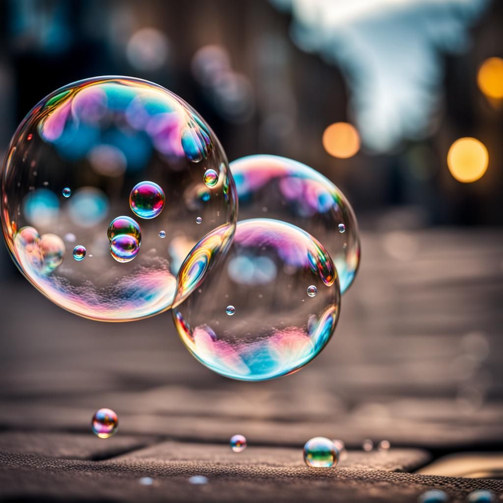 soap bubbles