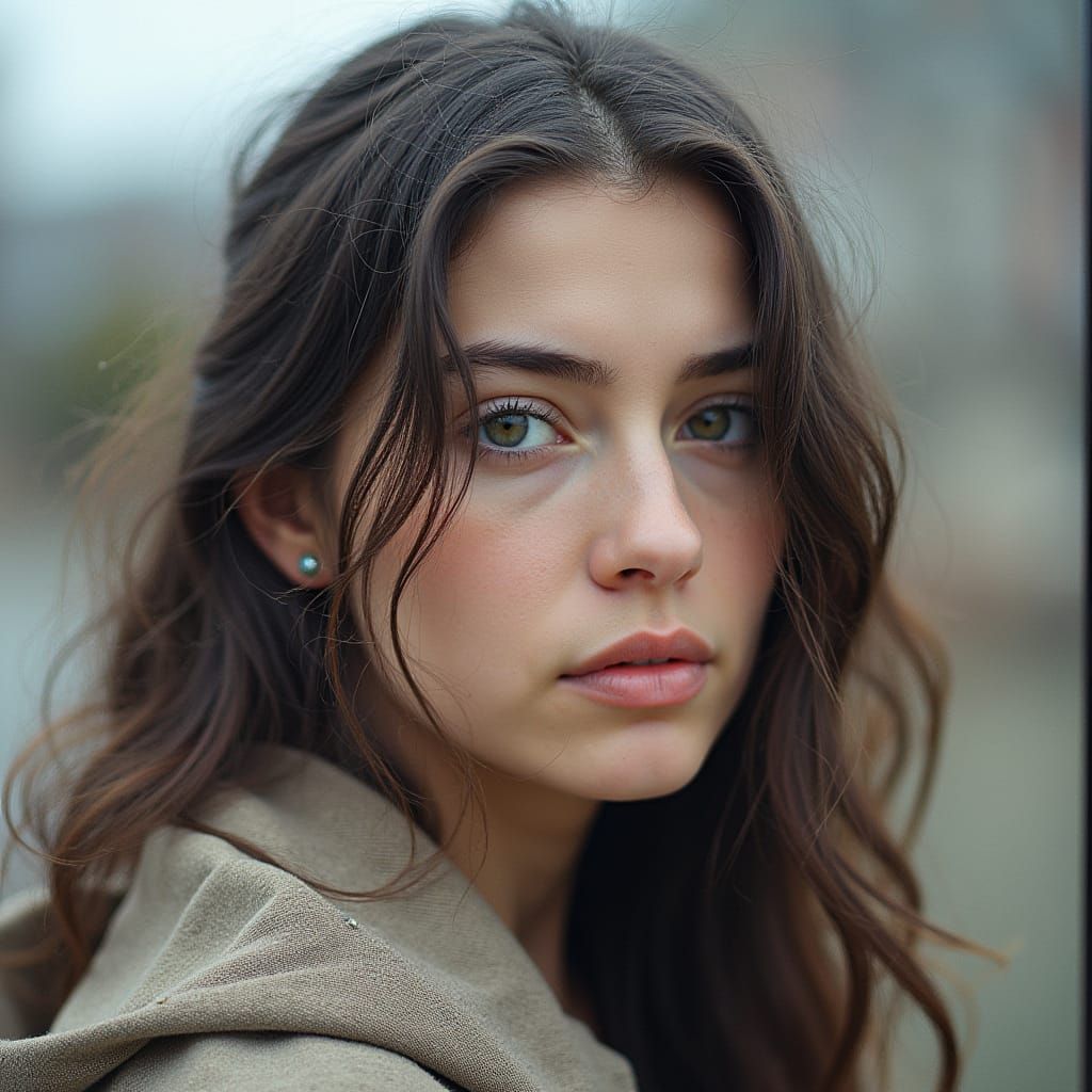 Surreal Ancient Forest Scene with Wise Badger Brewing Laught...