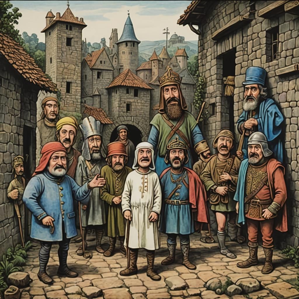 "Everyone now, say Camembert!"