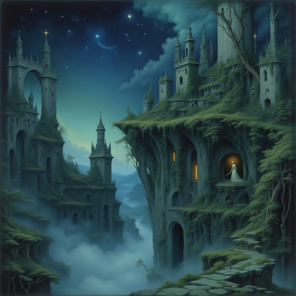 Forgotten Fairytale Castle on Cloud Bank