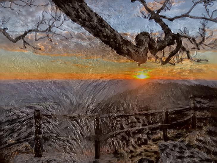 The Overlook Sunset