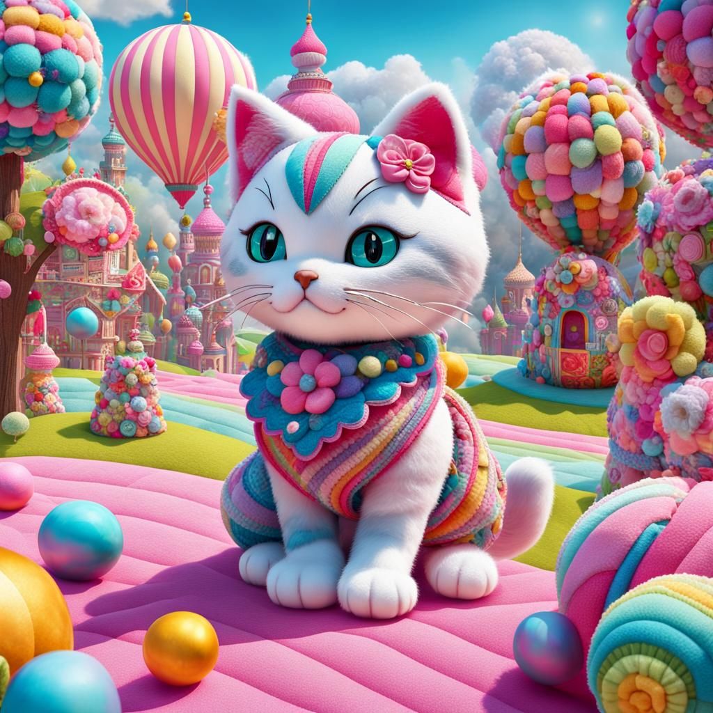 kitty world - AI Generated Artwork - NightCafe Creator