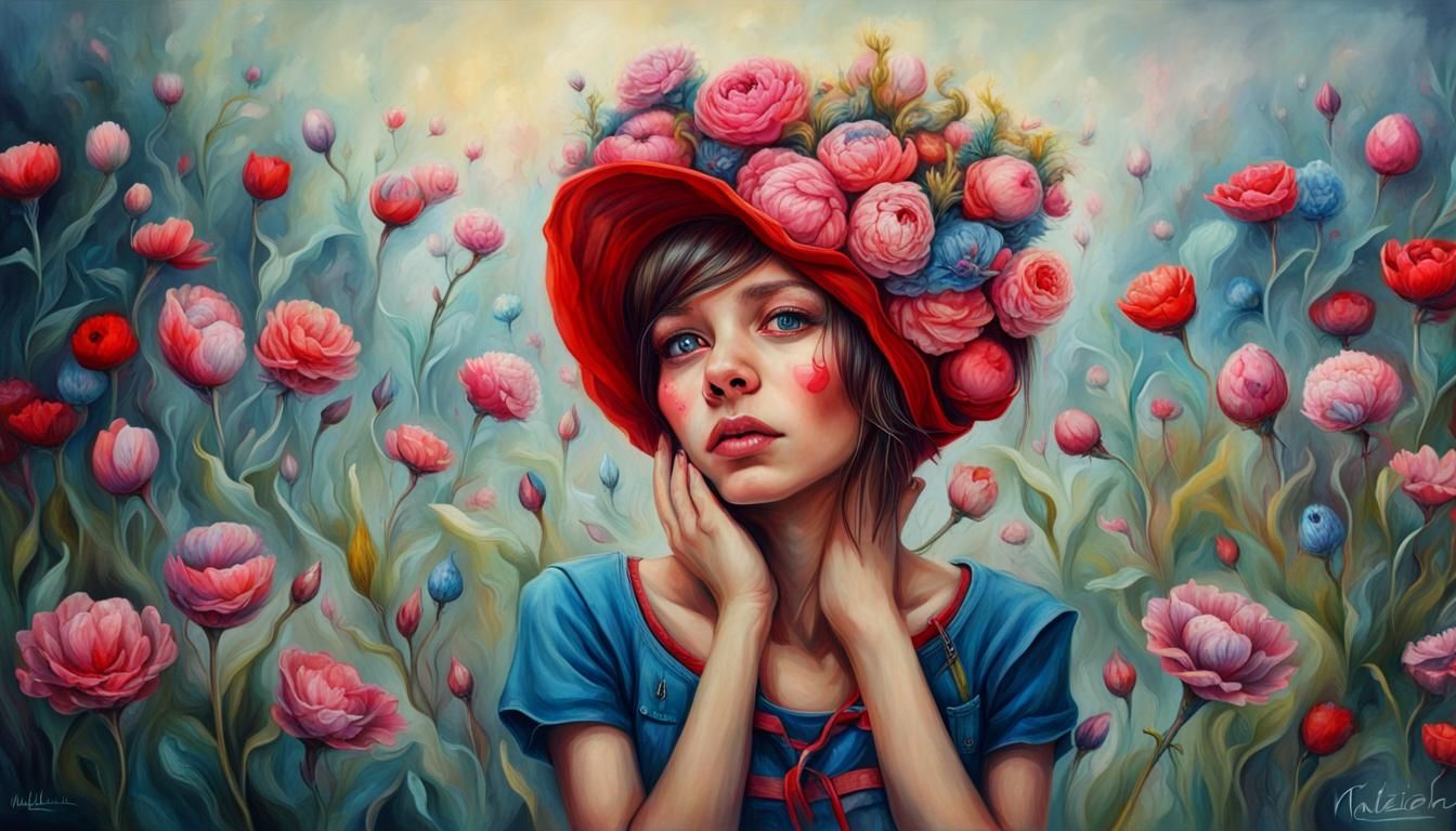Flower Girl  by @FREEQ-AI