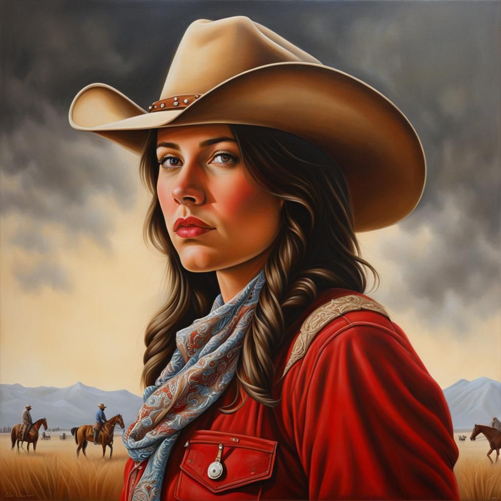 Cowgirl - AI Generated Artwork - NightCafe Creator