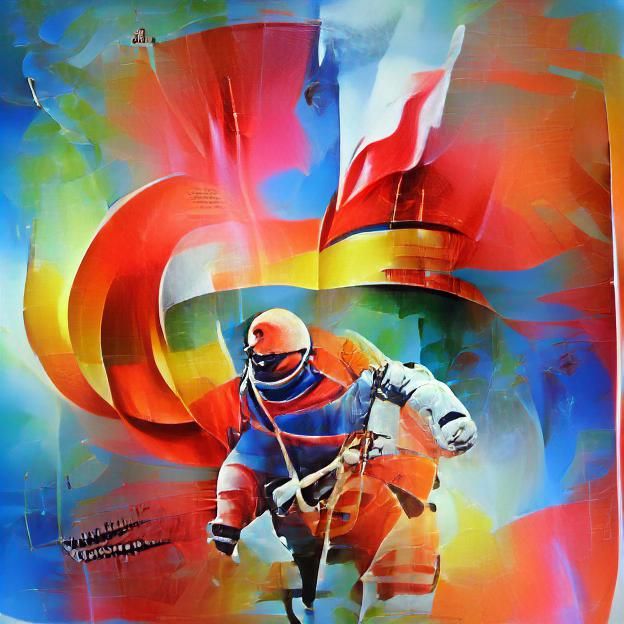Soviet cosmonaut poster