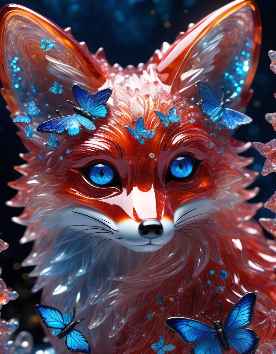 Glitter Red Fox
