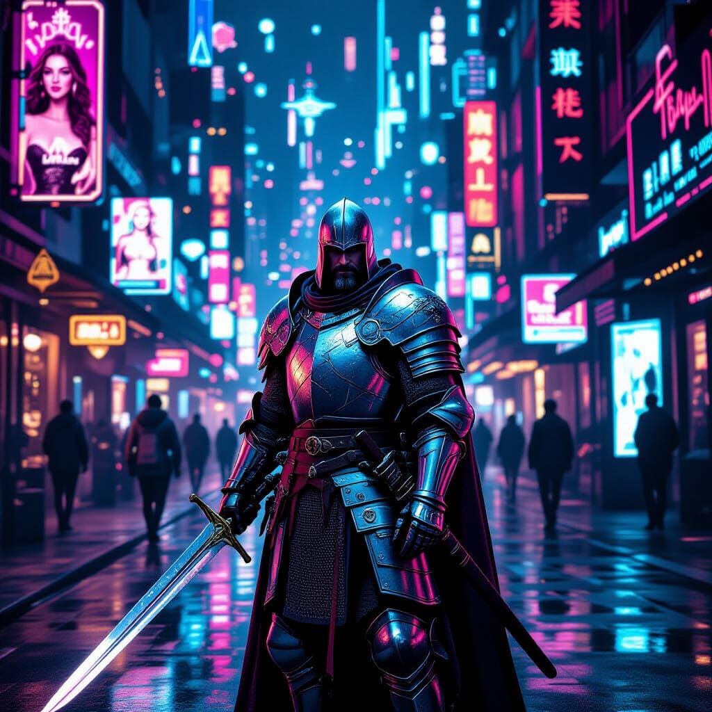 Knight out of Time  by @Helix