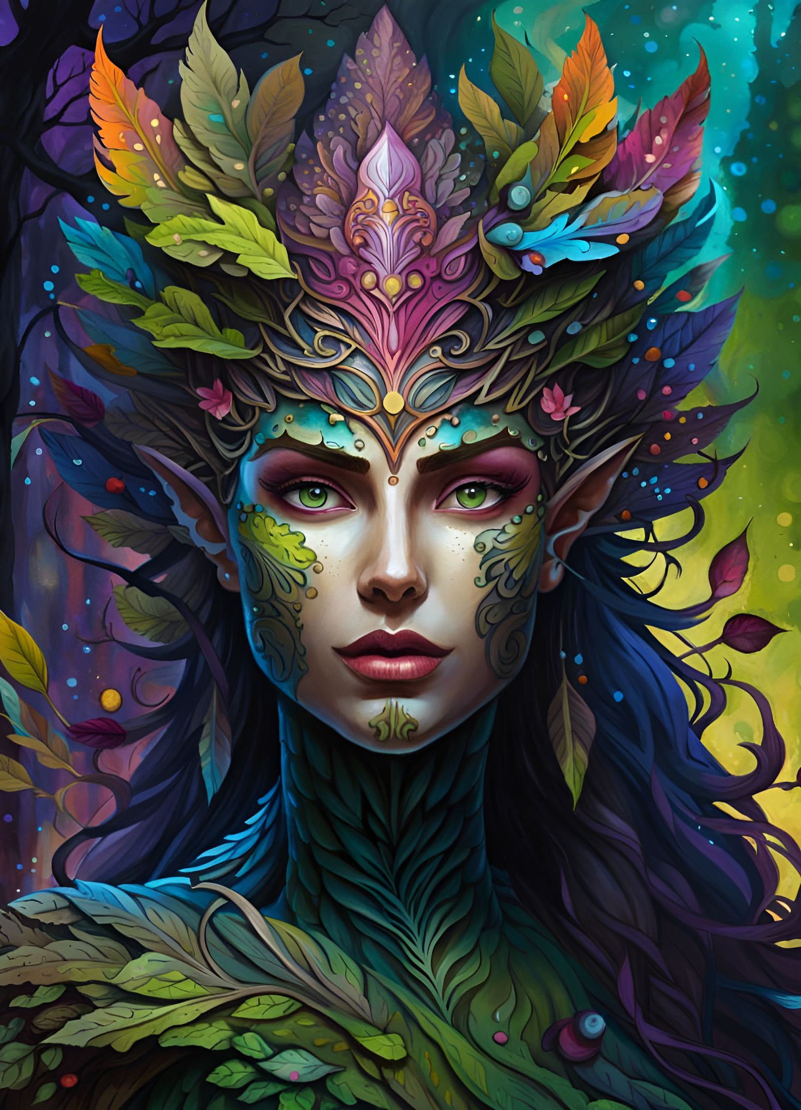 Dryad Queen - AI Generated Artwork - NightCafe Creator