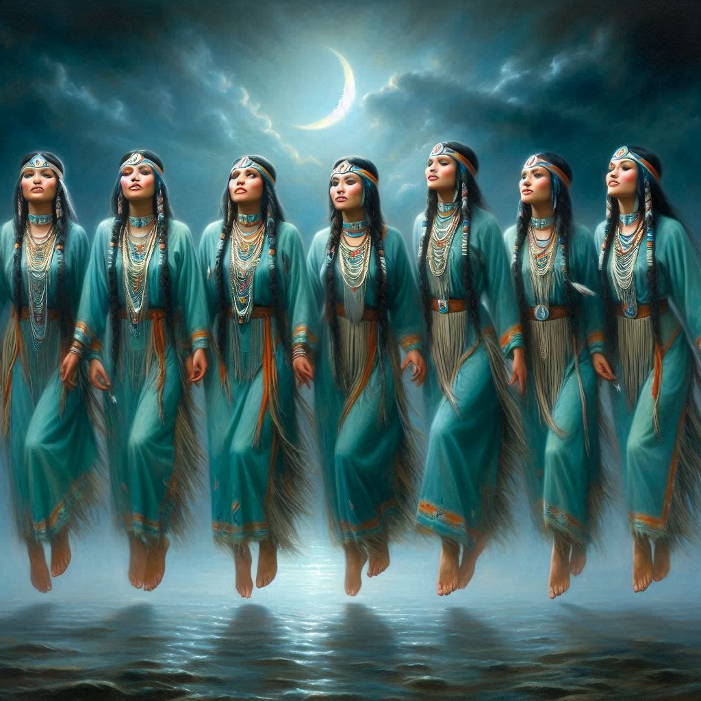 Seven Sisters Dancing With the Moon