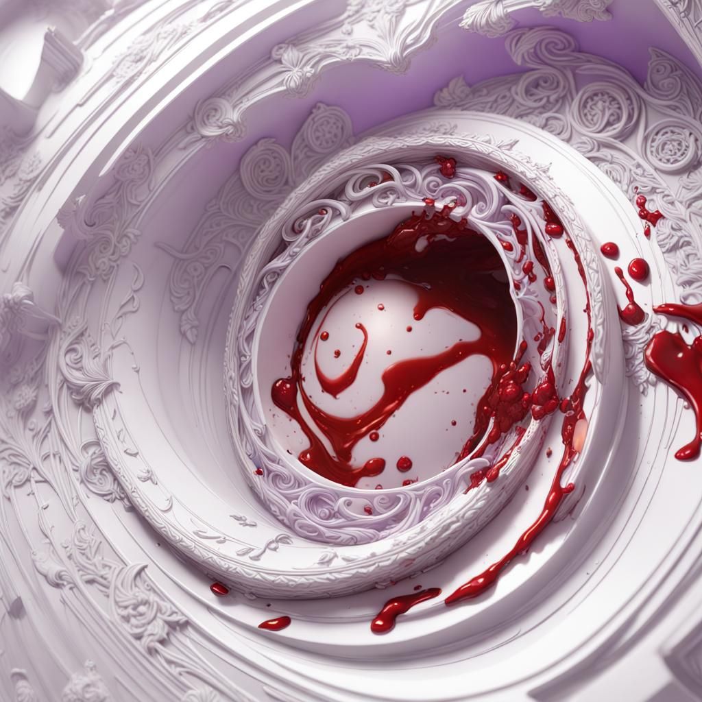 blood gushin