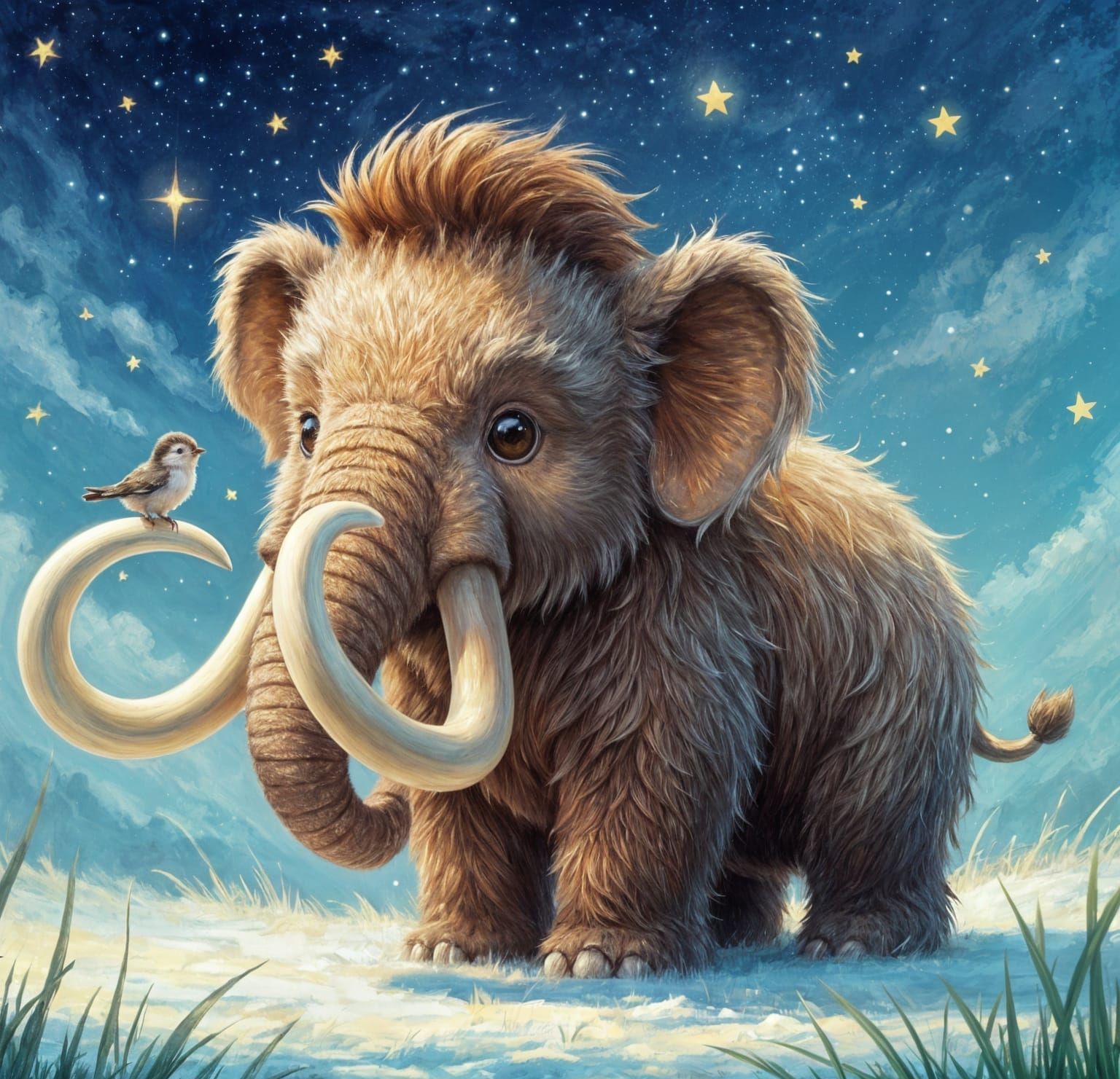 Woolly Mammoth  by @Cilia