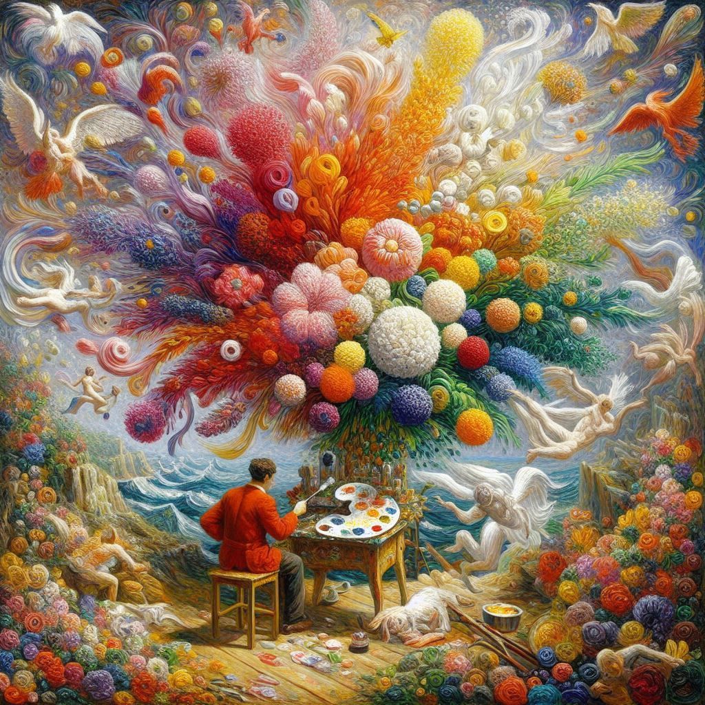 “Surrealist Floral Abstraction” (2)