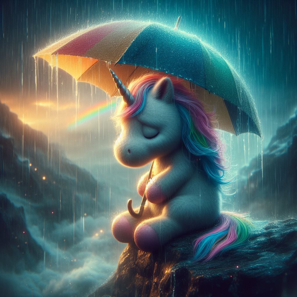 Lost unicorn plushie