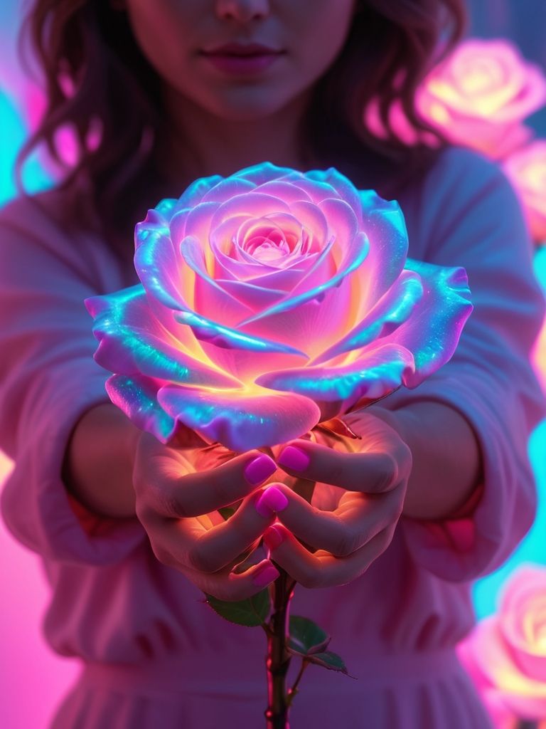 The Glowing Rose