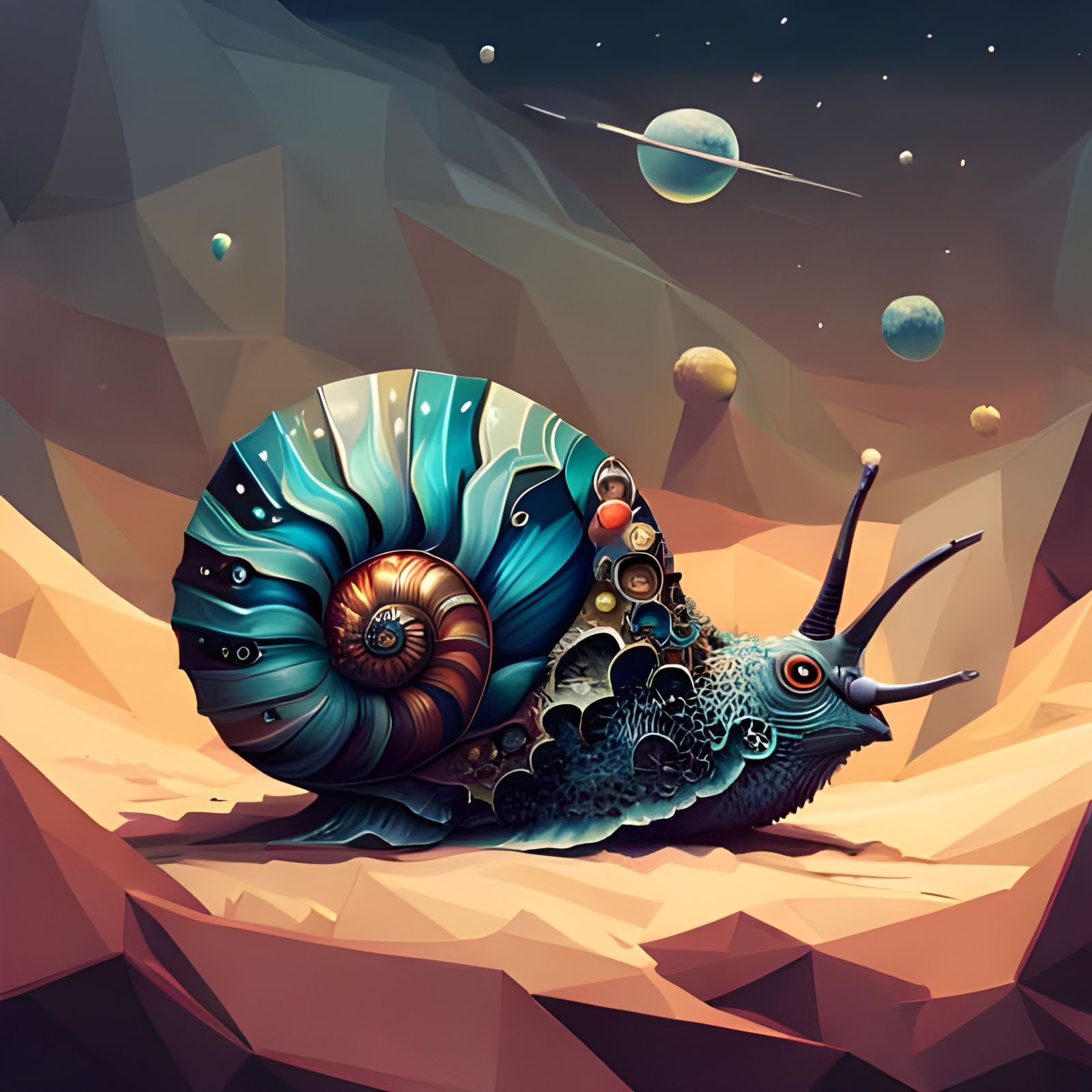 Alien Snail  by @BeyondImagination