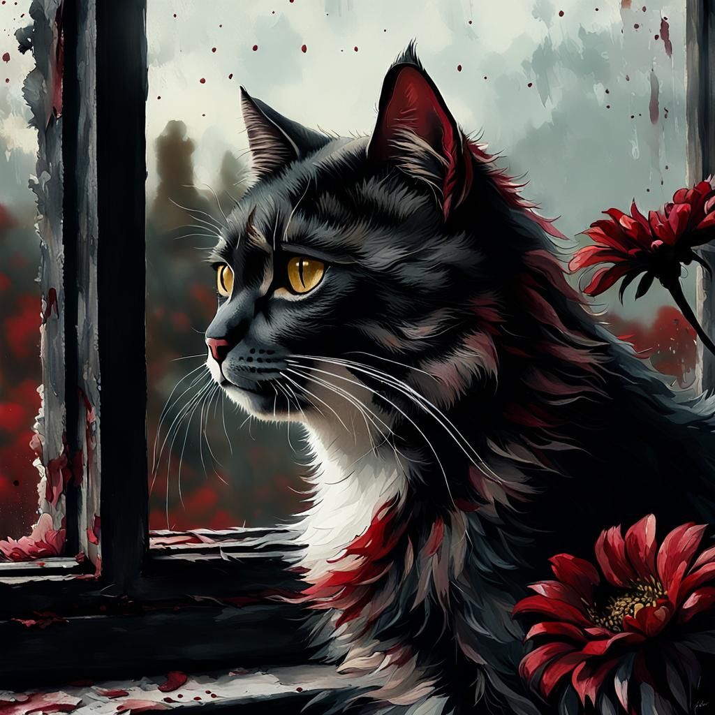 Cat’s gaze  by @Zoomicon