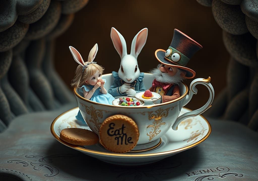 A Tea Party in a Tea Cup  by @kirkb1693