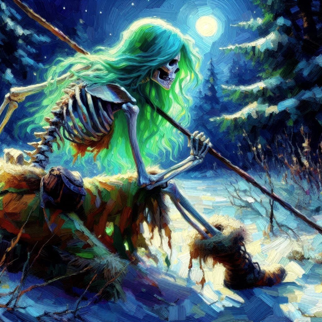 Skeletal Moonlight Huntress