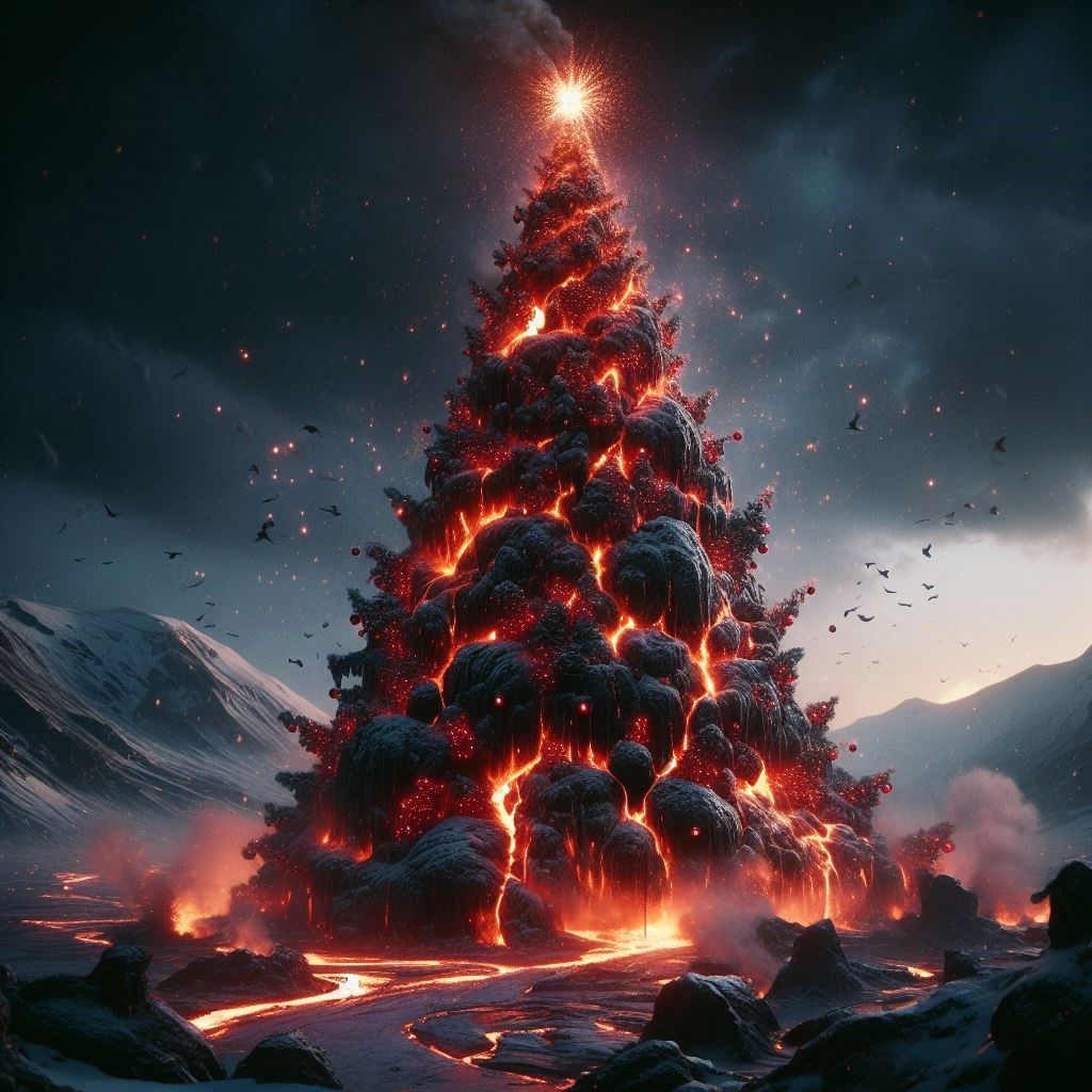 The lava Christmas Tree, for your cold winter days