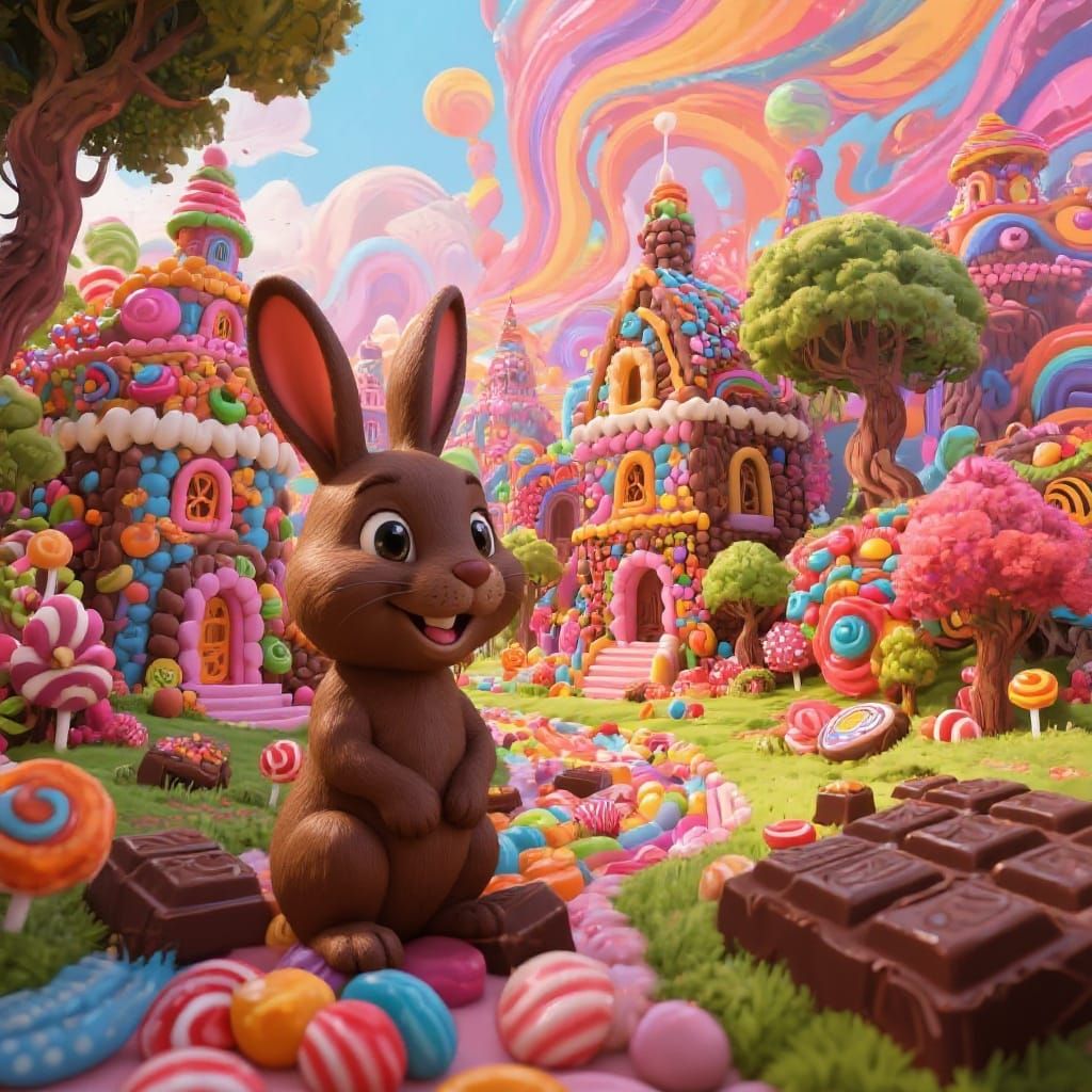 Candy World in honor of Roald Dahl Day  by @Lady of the Thorns