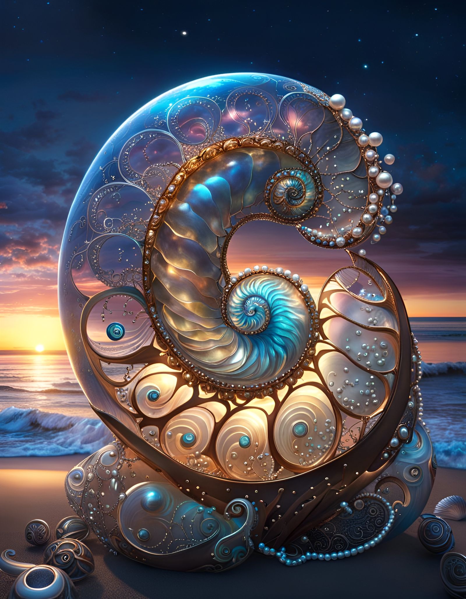 Hiding place of pearls   by @undefined