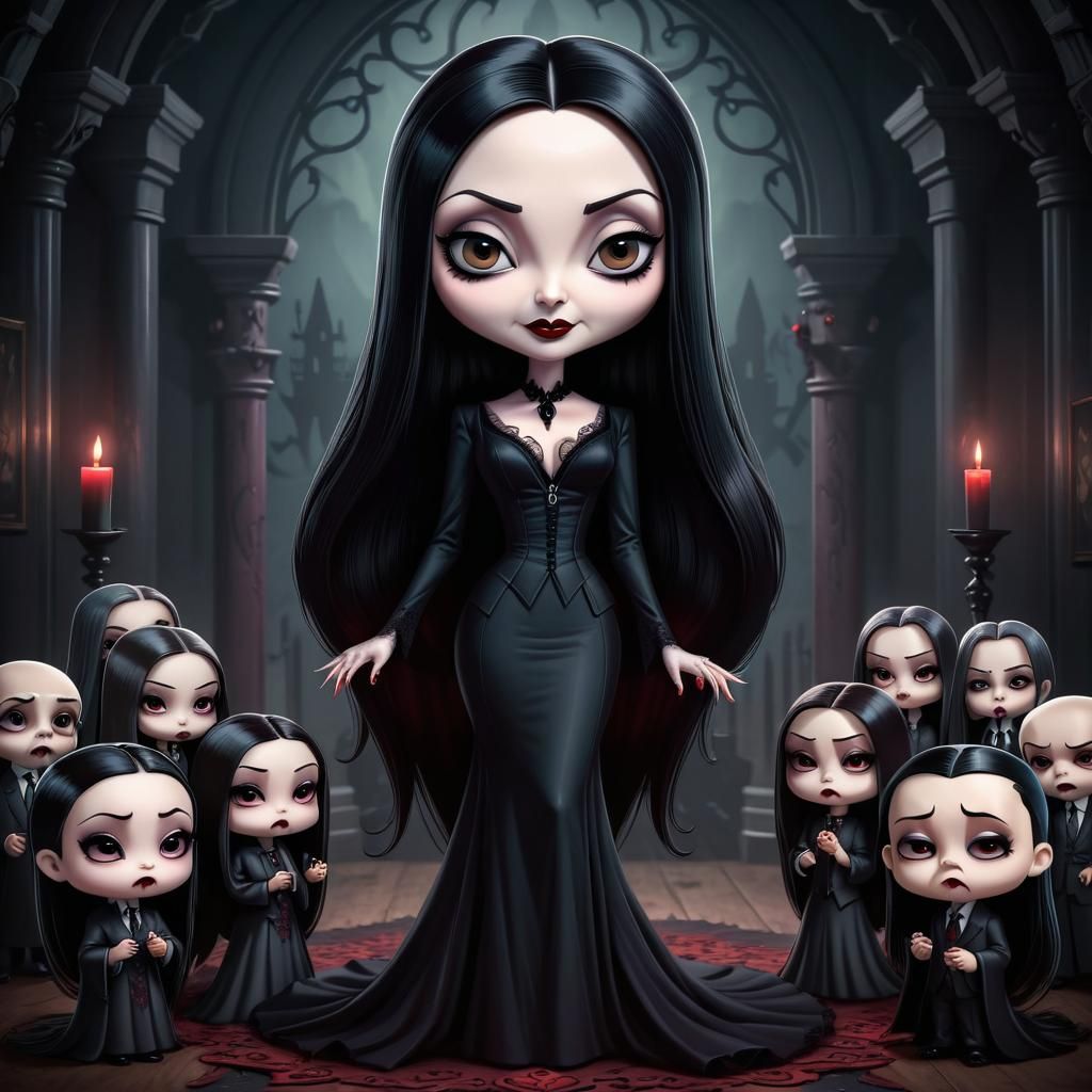 Morticia Addams  by @OwenM