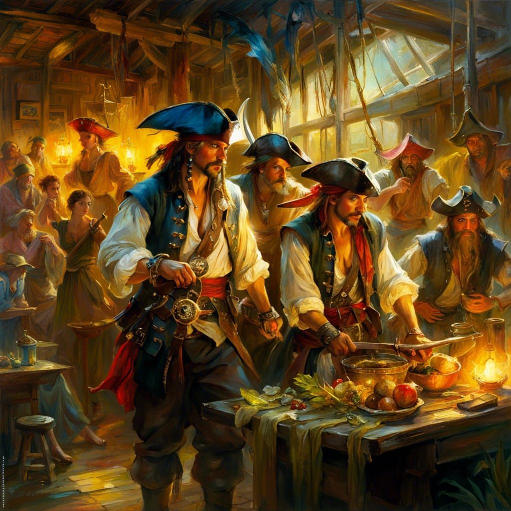 Pirates relax: party tonight, sailing tomorrow