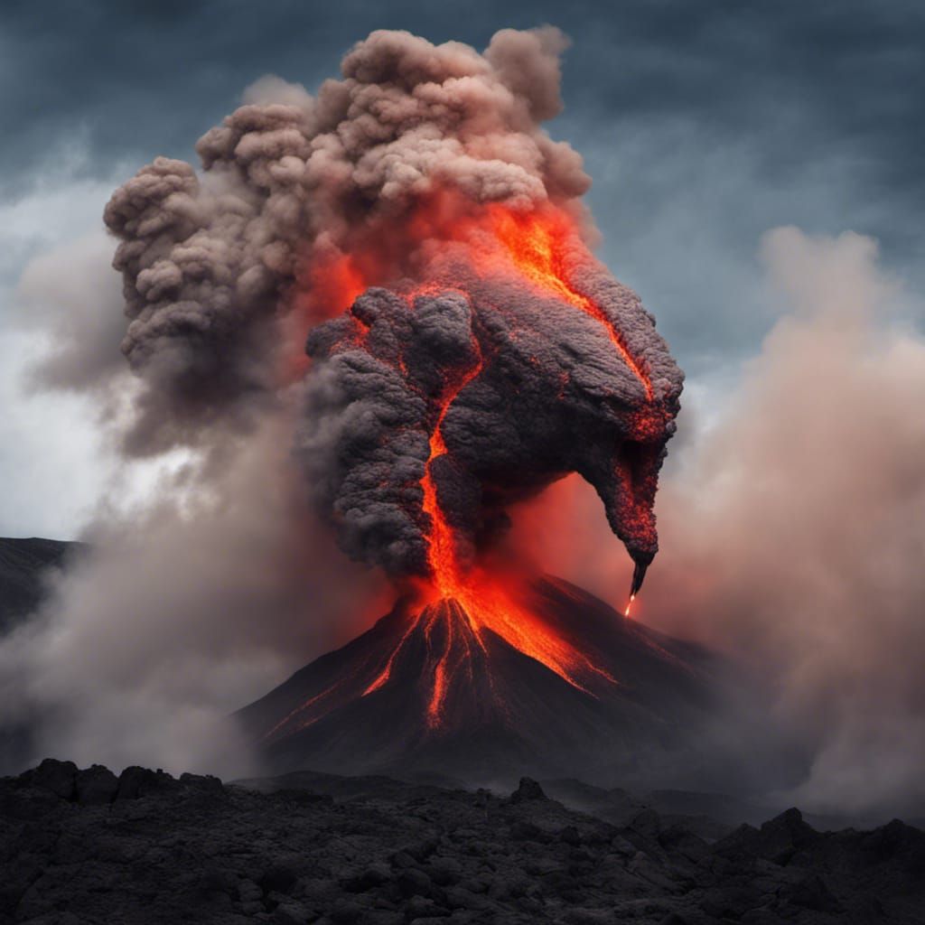 Volcano Erupting