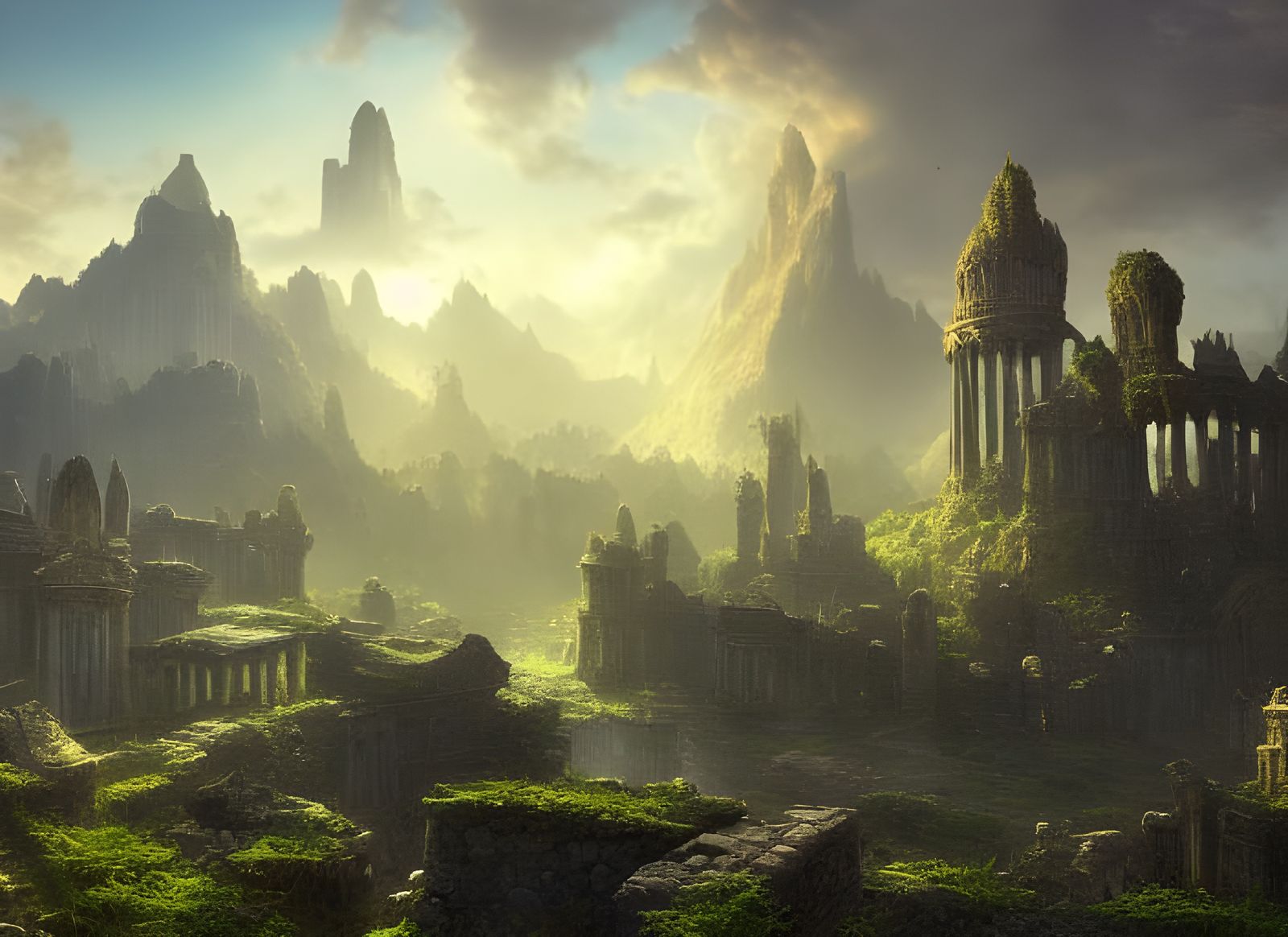 Early morning at the forgotten kingdom undefined